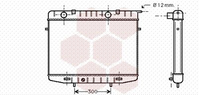 VAN WEZEL Radiators, Motora dzesēšanas sistēma 37002213